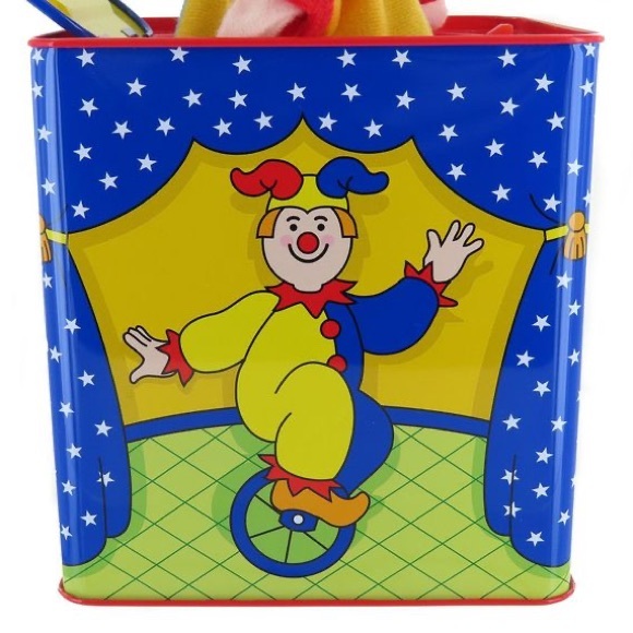 Vintage 1997 Schylling Original Jester Clown Jack In The Box Musical Wind Up Toy - Picture 7 of 12